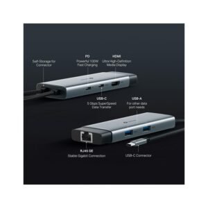 HUB USB-C 6 EN 1 PUERTO HDMI 4K@60HZ UH6120C TP-LINK