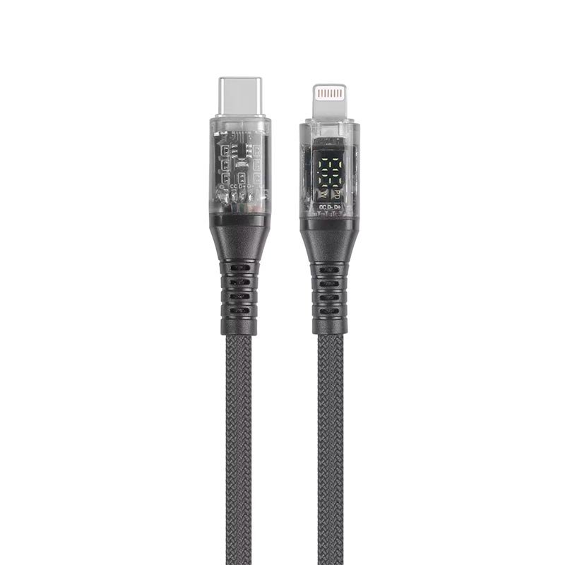 cable de tipo c a lightning de 27w