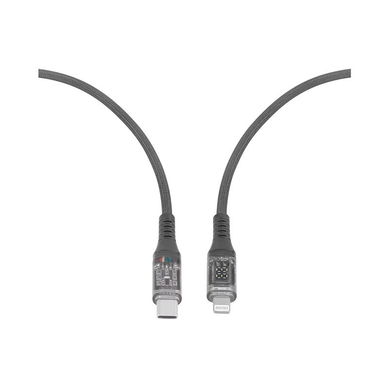 cable de tipo c a lightning de 27w