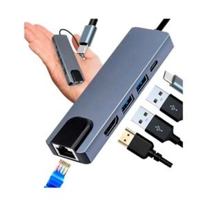 ADAPTADOR-5-EM-1-(REDEUSB2.0USB3.0HDMITYPE-C-KP-AD143-KNUP