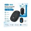 MOUSE RECARGABLE , BLUETOOTH Y INALAMBRICO KNUP G53